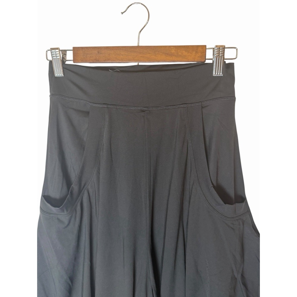 Halara Mid Rise Draped Wide Leg Pants Women's Pockets Casual Stretch Small Reg - Picture 5 of 10
